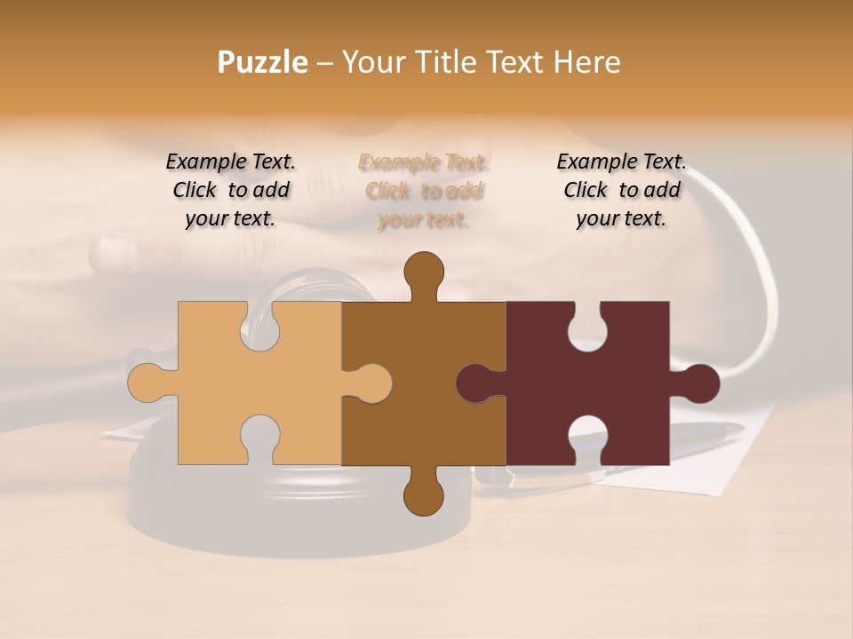 Gavel Sentence Arbitrate PowerPoint Template