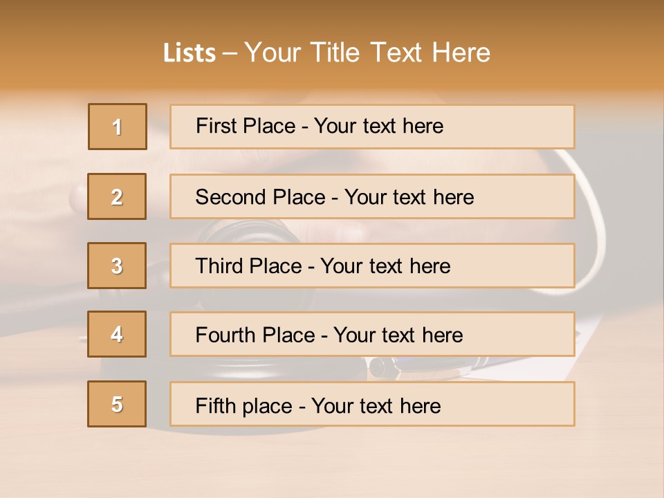 Gavel Sentence Arbitrate PowerPoint Template