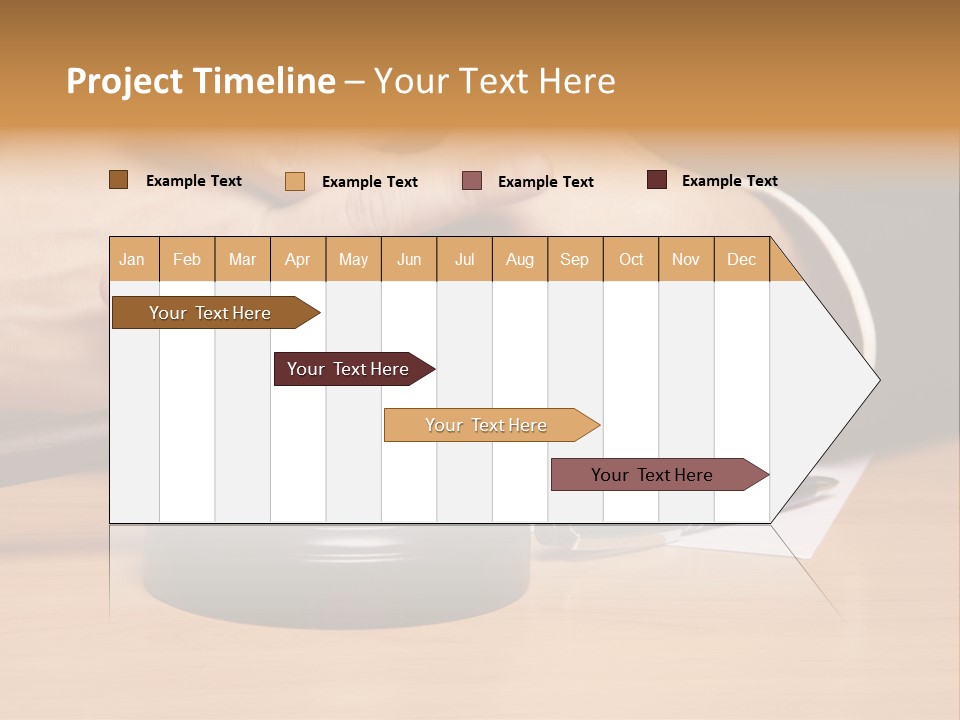 Gavel Sentence Arbitrate PowerPoint Template