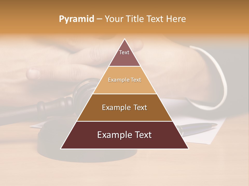 Gavel Sentence Arbitrate PowerPoint Template