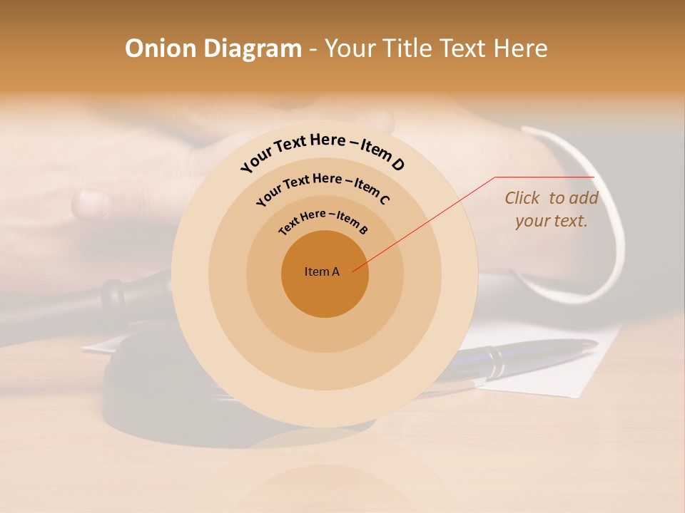 Gavel Sentence Arbitrate PowerPoint Template
