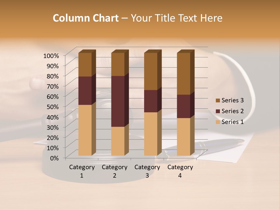 Gavel Sentence Arbitrate PowerPoint Template