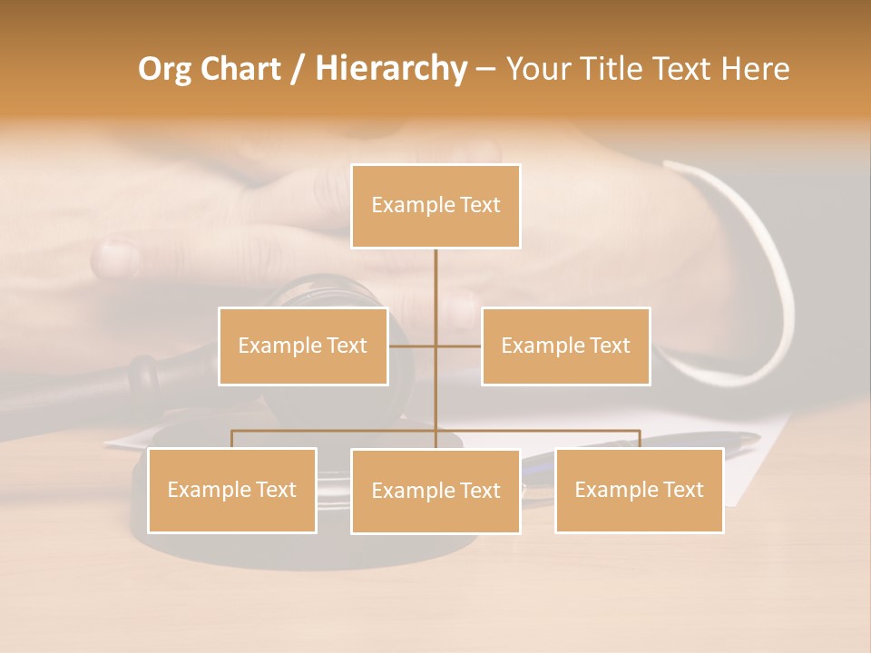 Gavel Sentence Arbitrate PowerPoint Template