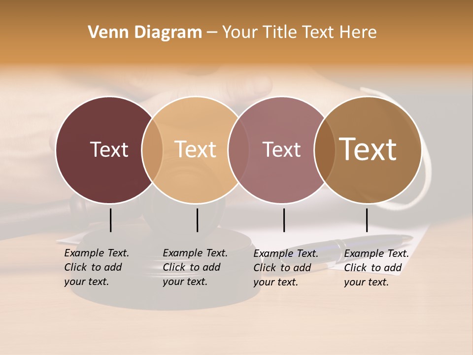 Gavel Sentence Arbitrate PowerPoint Template
