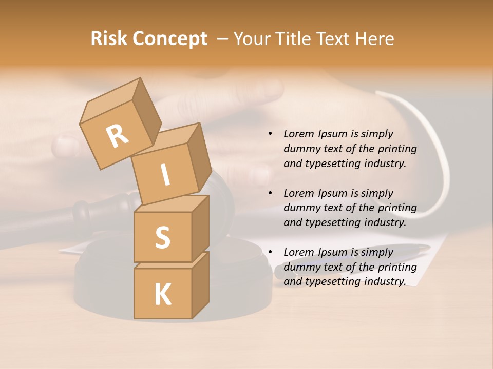 Gavel Sentence Arbitrate PowerPoint Template