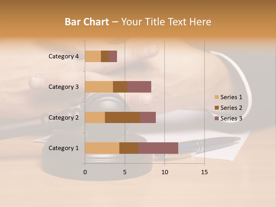 Gavel Sentence Arbitrate PowerPoint Template