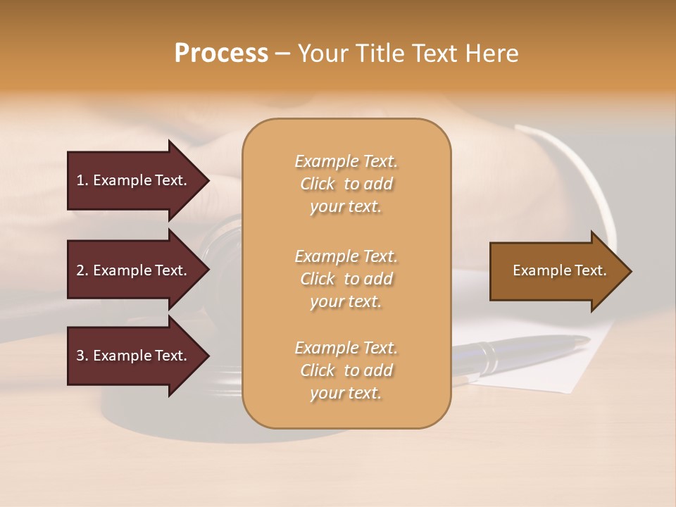 Gavel Sentence Arbitrate PowerPoint Template
