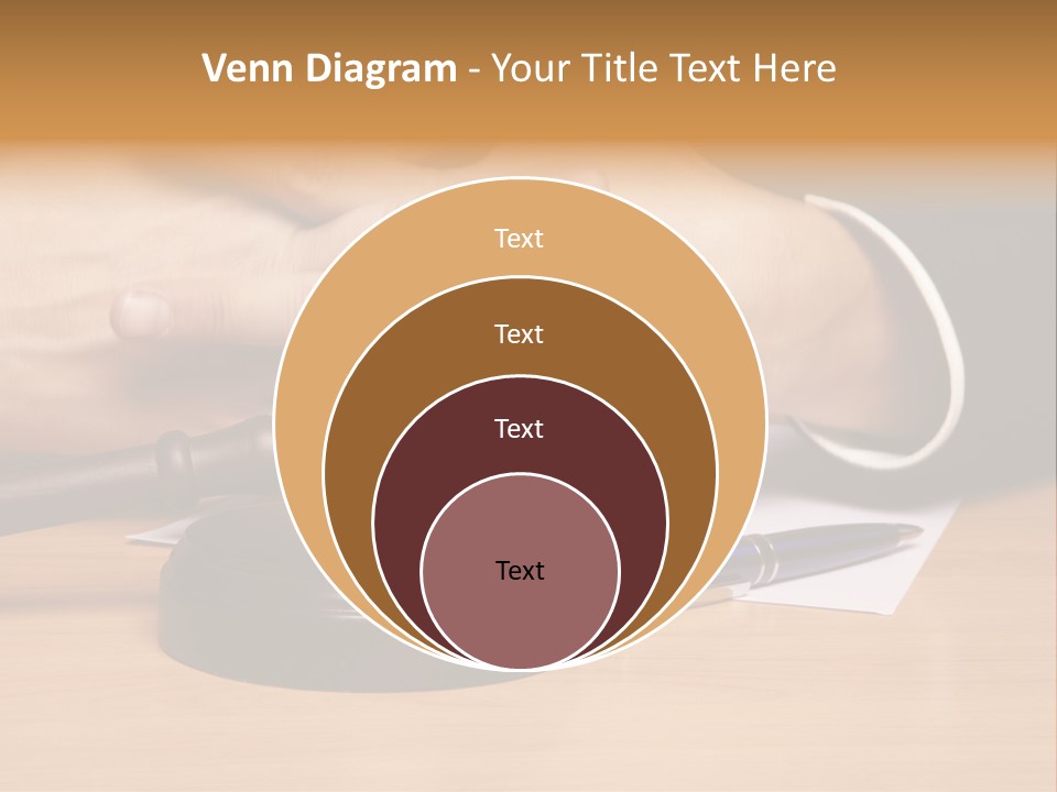 Gavel Sentence Arbitrate PowerPoint Template