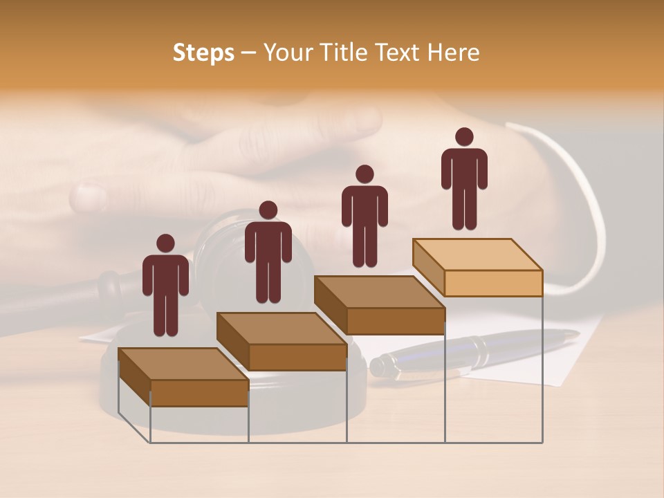 Gavel Sentence Arbitrate PowerPoint Template