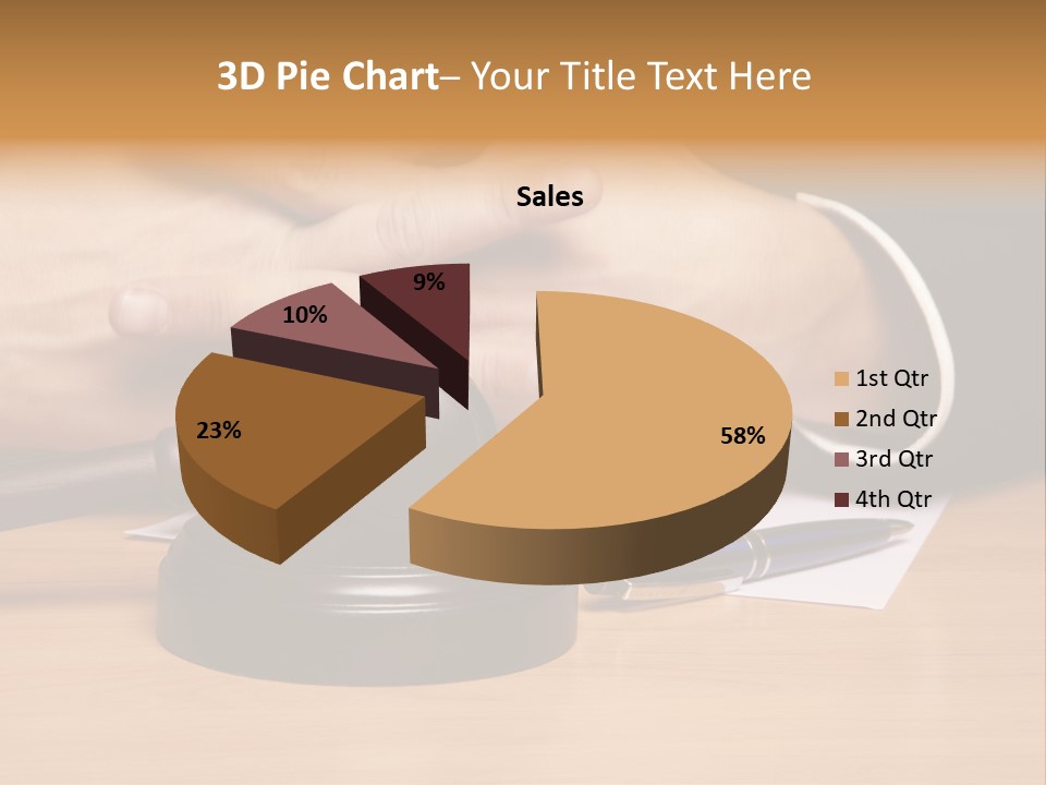 Gavel Sentence Arbitrate PowerPoint Template