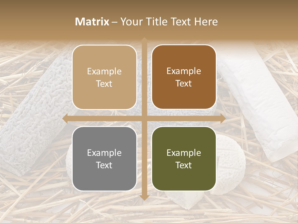 French Crottin De Chavignol Studio PowerPoint Template