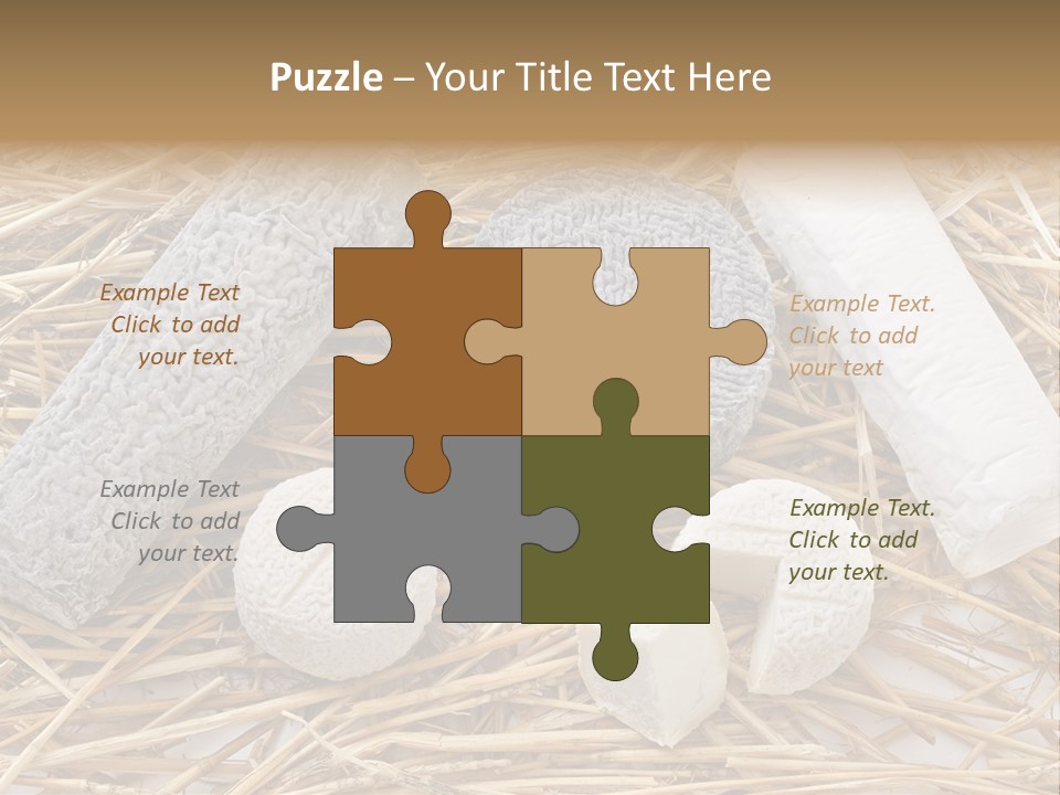 French Crottin De Chavignol Studio PowerPoint Template