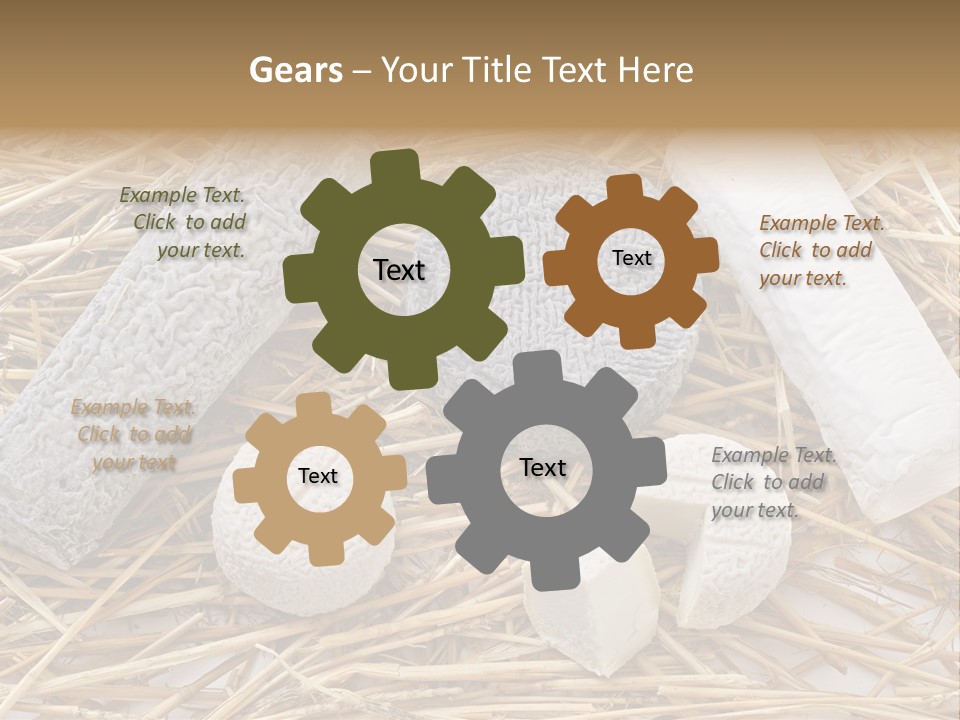 French Crottin De Chavignol Studio PowerPoint Template