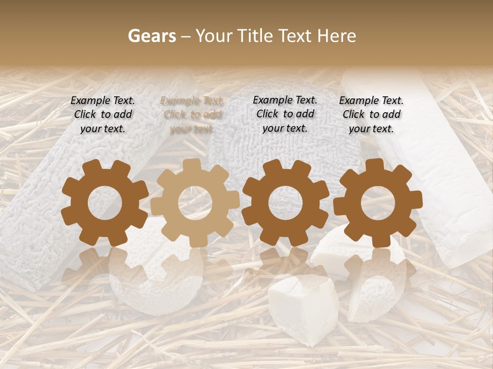 French Crottin De Chavignol Studio PowerPoint Template