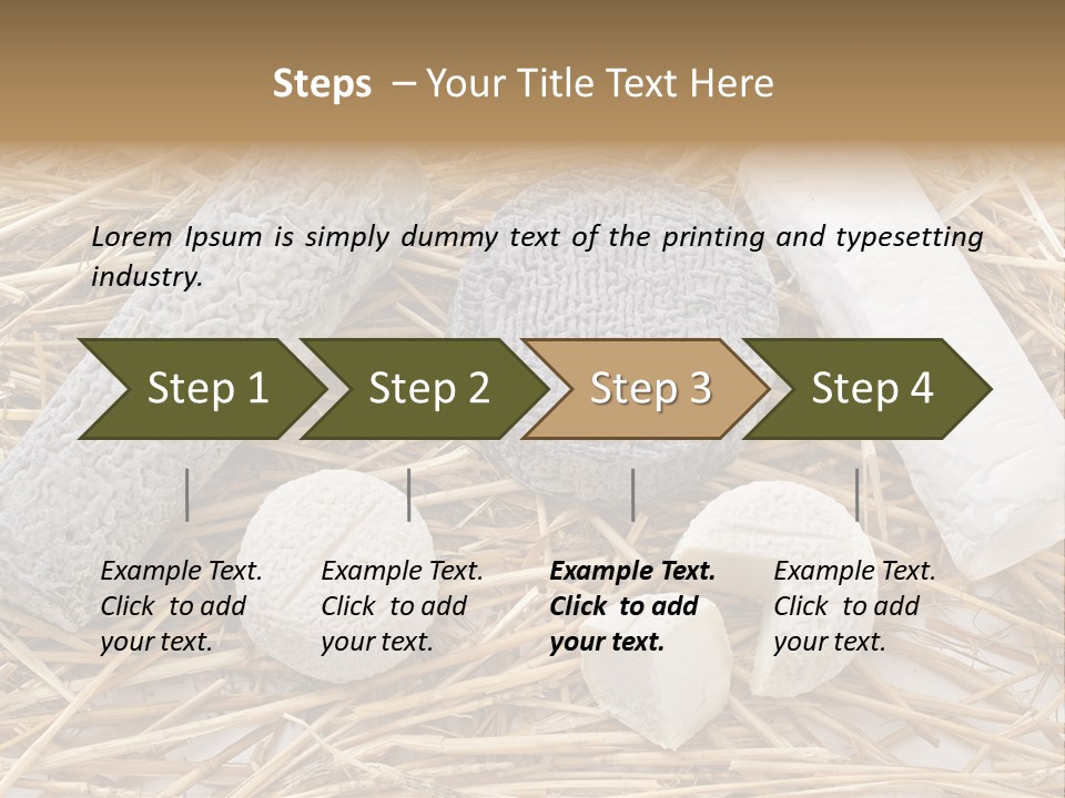 French Crottin De Chavignol Studio PowerPoint Template