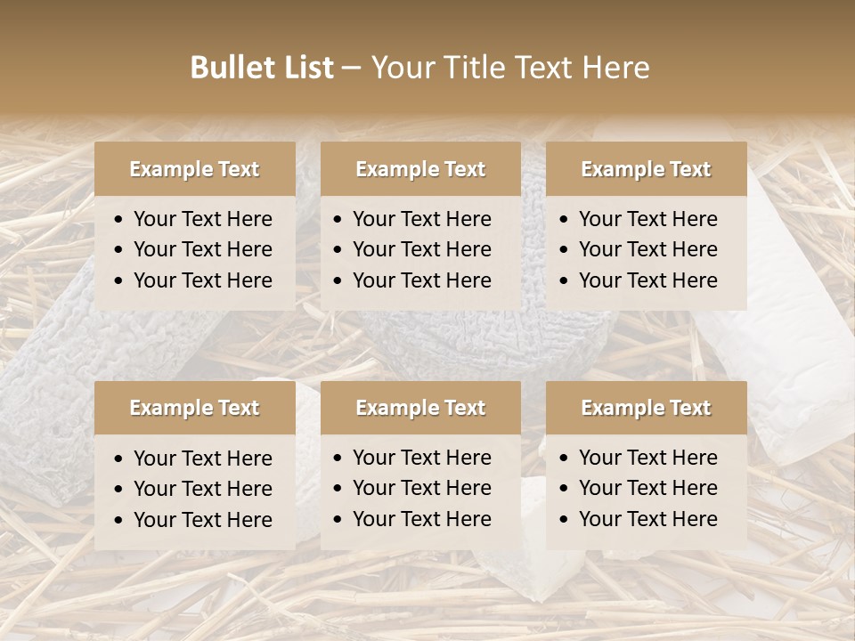 French Crottin De Chavignol Studio PowerPoint Template