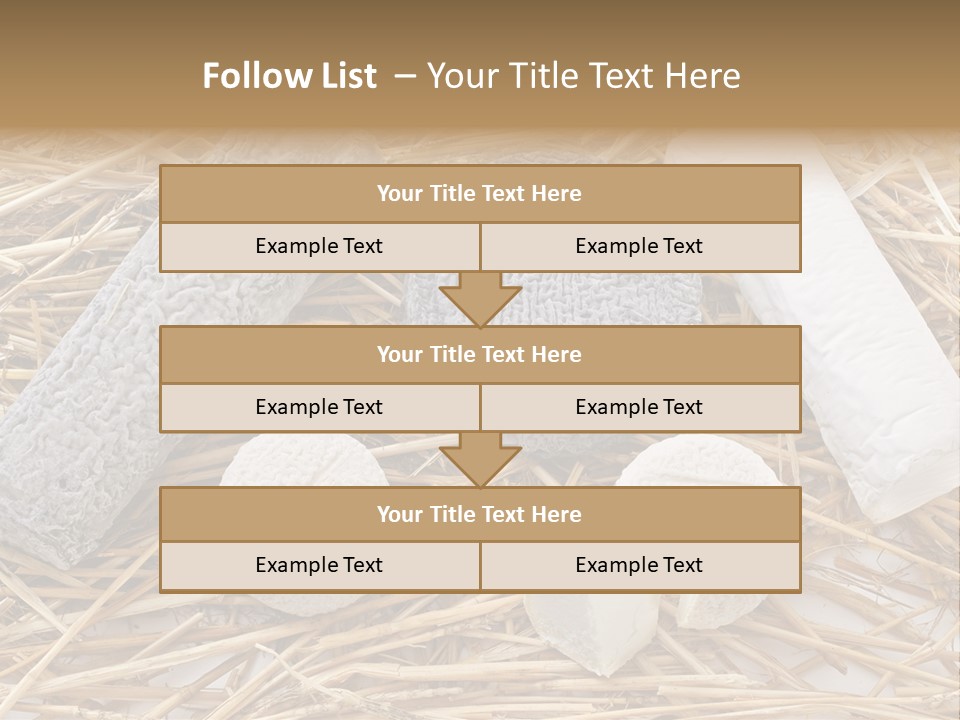 French Crottin De Chavignol Studio PowerPoint Template