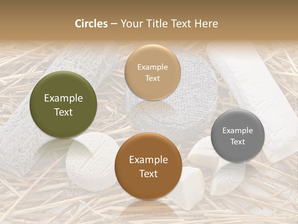 French Crottin De Chavignol Studio PowerPoint Template