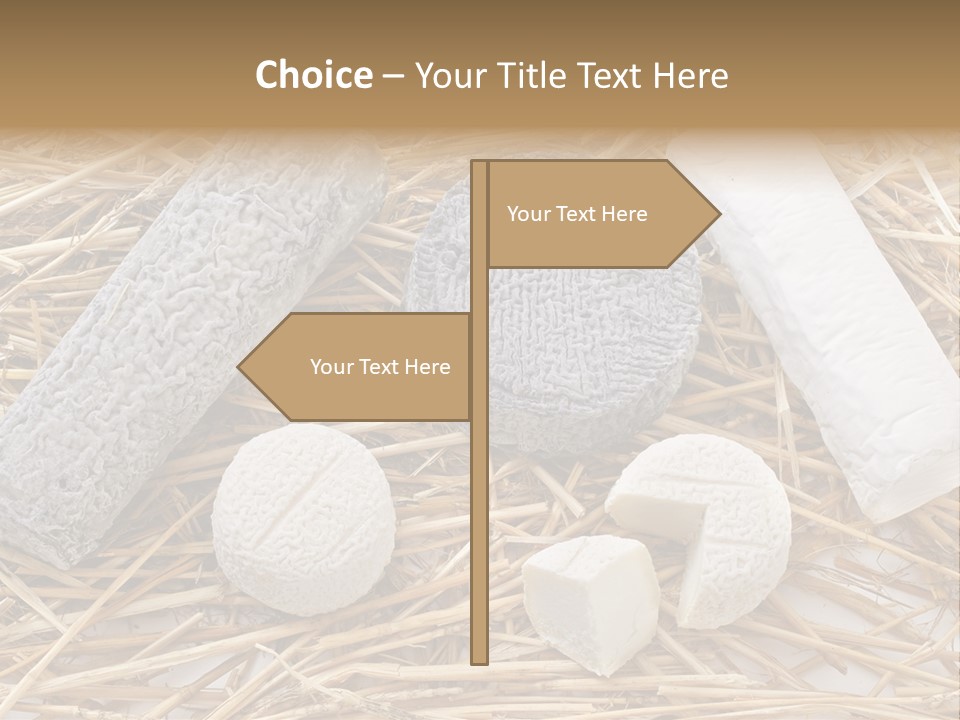 French Crottin De Chavignol Studio PowerPoint Template