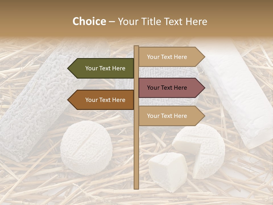 French Crottin De Chavignol Studio PowerPoint Template