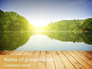 Drink Bright Metal PowerPoint Template