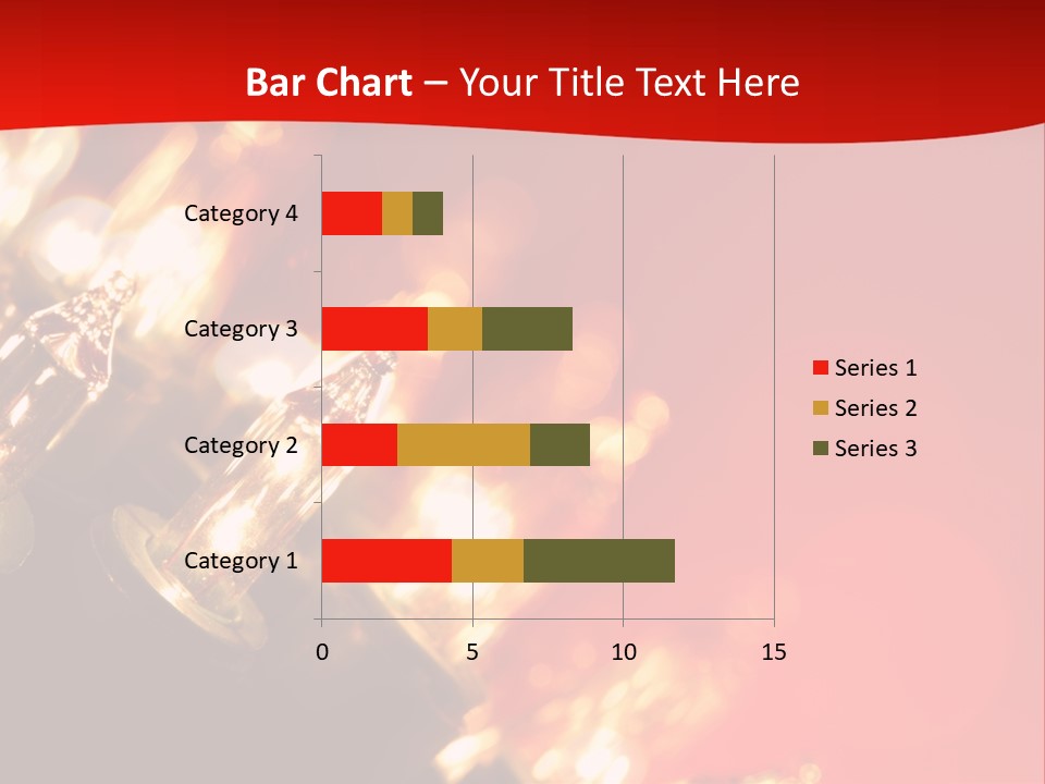 Christmas Lights Red Vibrant Color PowerPoint Template