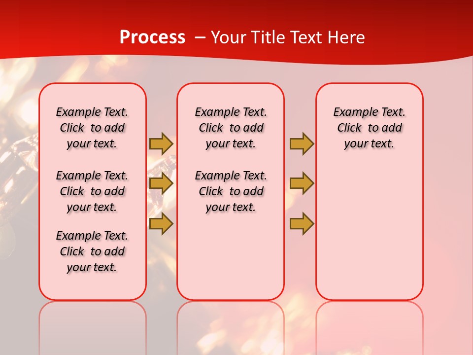 Christmas Lights Red Vibrant Color PowerPoint Template