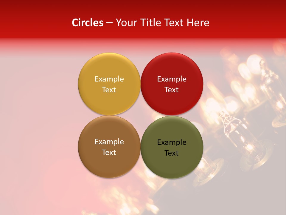 Copy Space Defocused Backgrounds PowerPoint Template