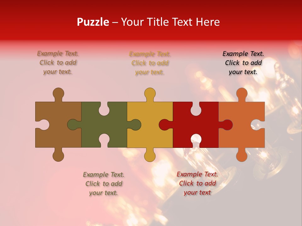 Copy Space Defocused Backgrounds PowerPoint Template