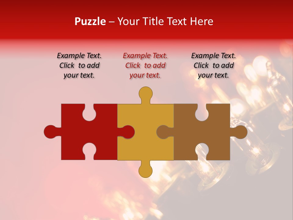 Copy Space Defocused Backgrounds PowerPoint Template