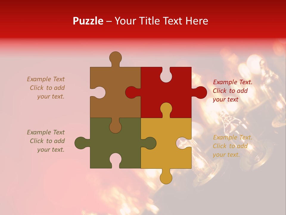 Copy Space Defocused Backgrounds PowerPoint Template