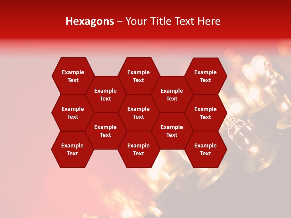 Copy Space Defocused Backgrounds PowerPoint Template