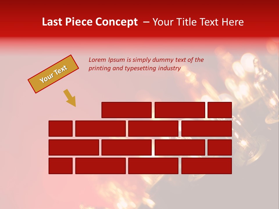 Copy Space Defocused Backgrounds PowerPoint Template