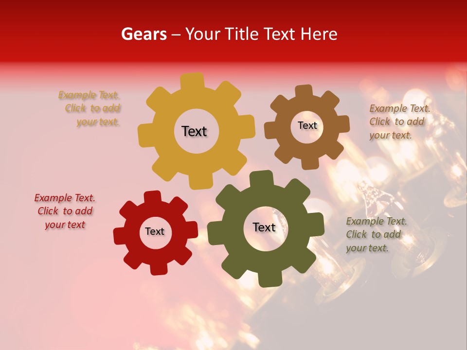 Copy Space Defocused Backgrounds PowerPoint Template