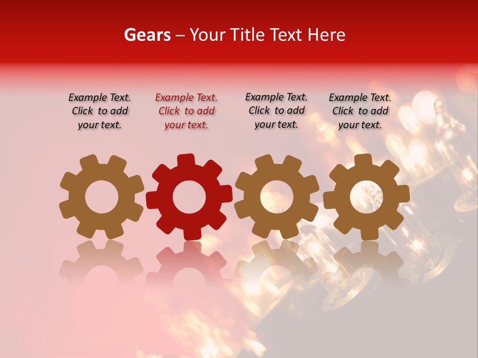 Copy Space Defocused Backgrounds PowerPoint Template