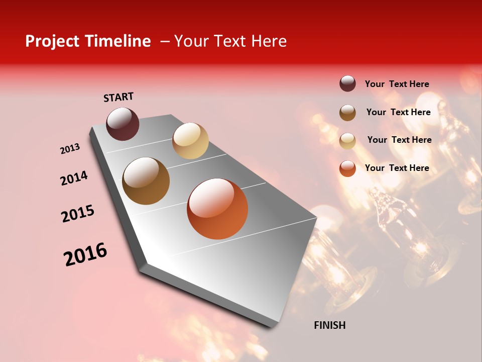 Copy Space Defocused Backgrounds PowerPoint Template