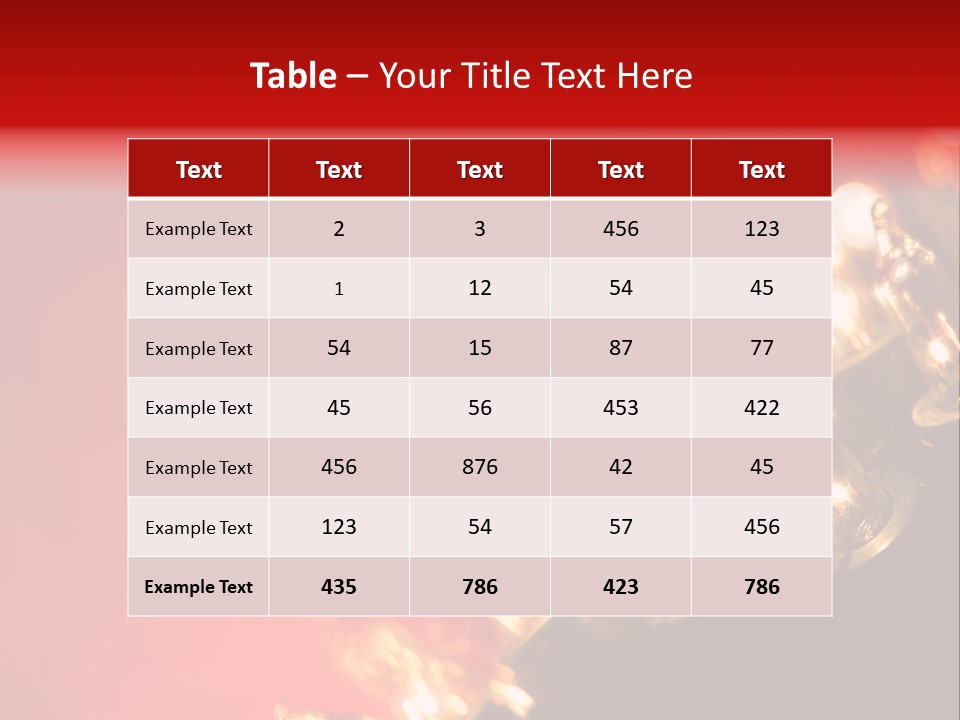 Copy Space Defocused Backgrounds PowerPoint Template