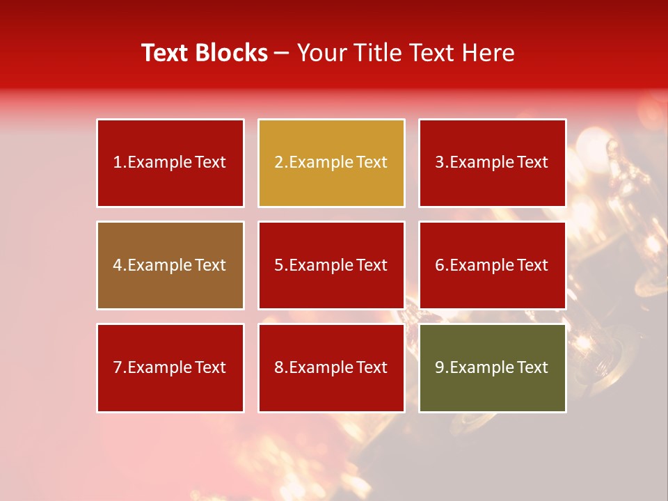 Copy Space Defocused Backgrounds PowerPoint Template