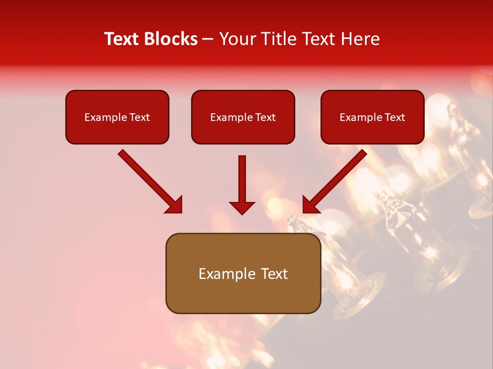 Copy Space Defocused Backgrounds PowerPoint Template