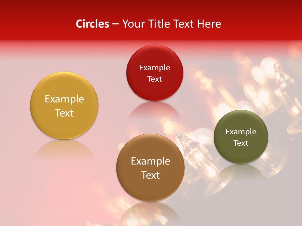 Copy Space Defocused Backgrounds PowerPoint Template