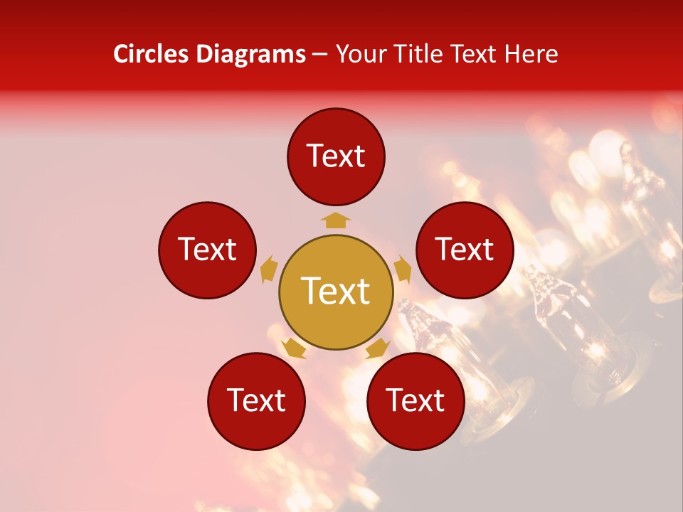 Copy Space Defocused Backgrounds PowerPoint Template