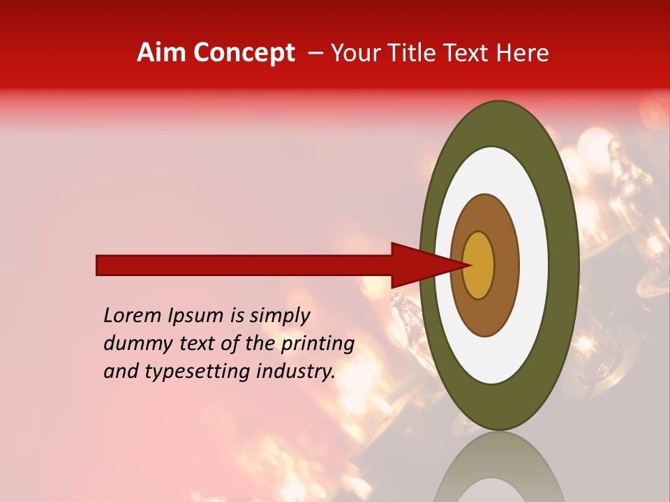 Copy Space Defocused Backgrounds PowerPoint Template