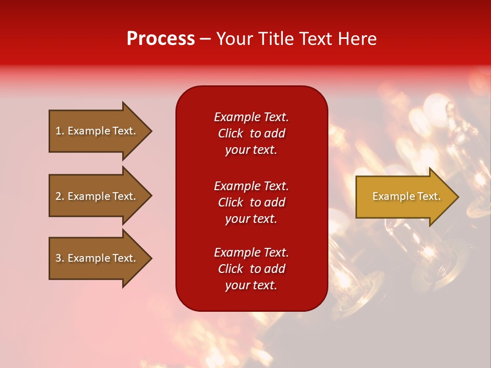 Copy Space Defocused Backgrounds PowerPoint Template