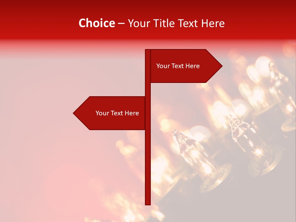 Copy Space Defocused Backgrounds PowerPoint Template