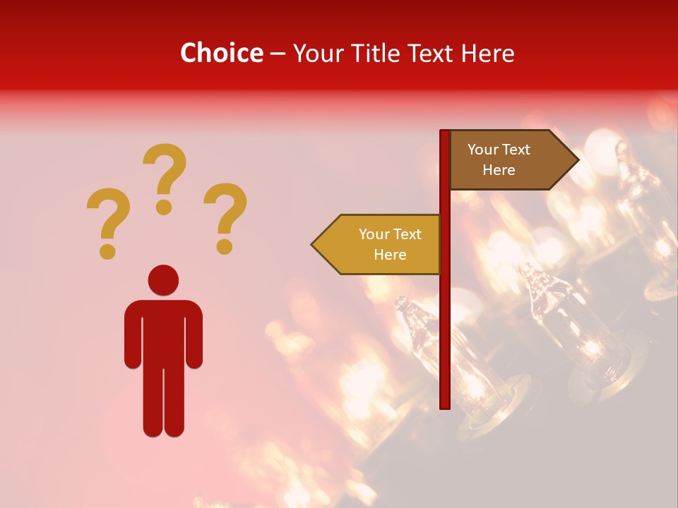 Copy Space Defocused Backgrounds PowerPoint Template