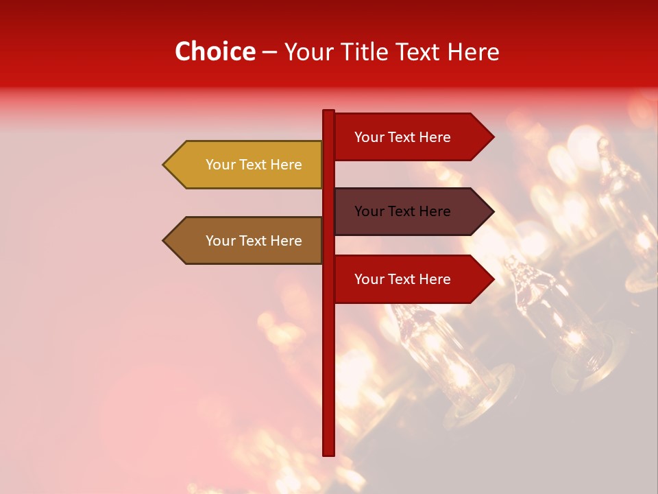 Copy Space Defocused Backgrounds PowerPoint Template