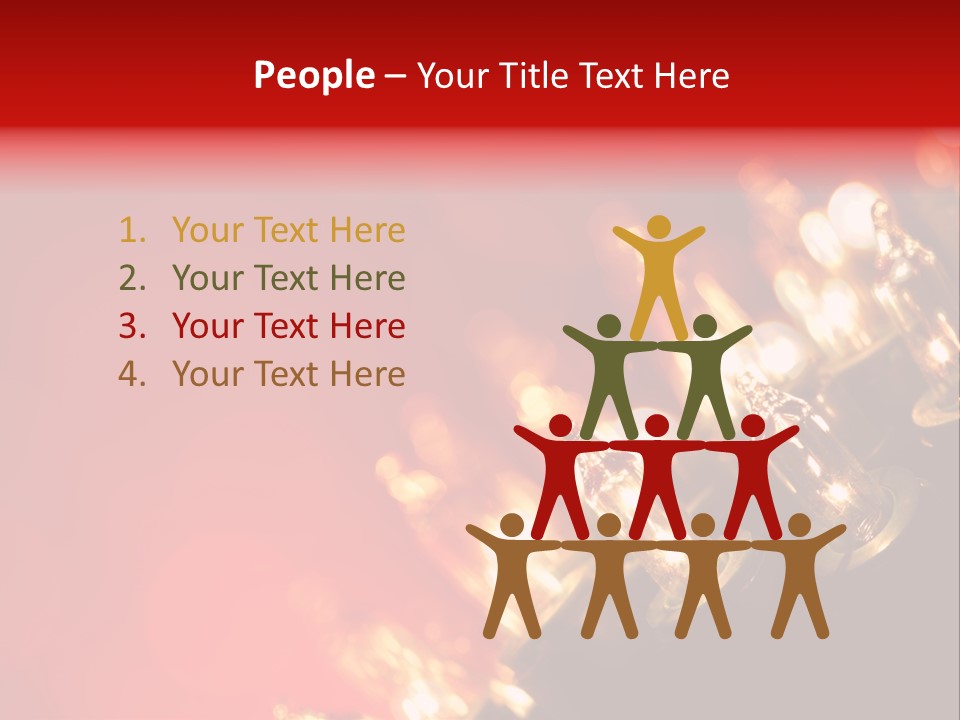 Copy Space Defocused Backgrounds PowerPoint Template