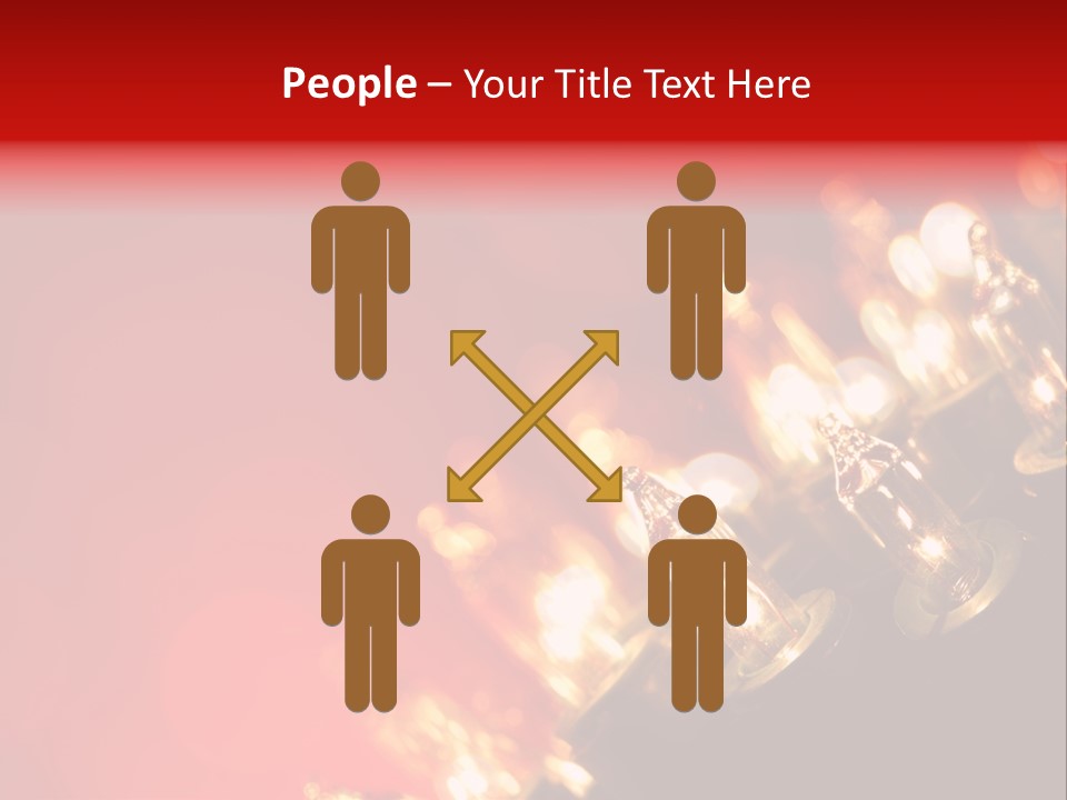 Copy Space Defocused Backgrounds PowerPoint Template