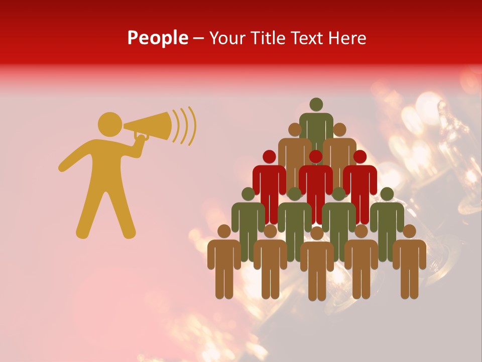 Copy Space Defocused Backgrounds PowerPoint Template