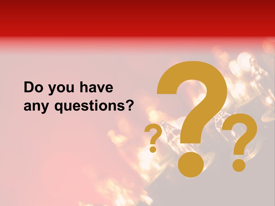 Copy Space Defocused Backgrounds PowerPoint Template